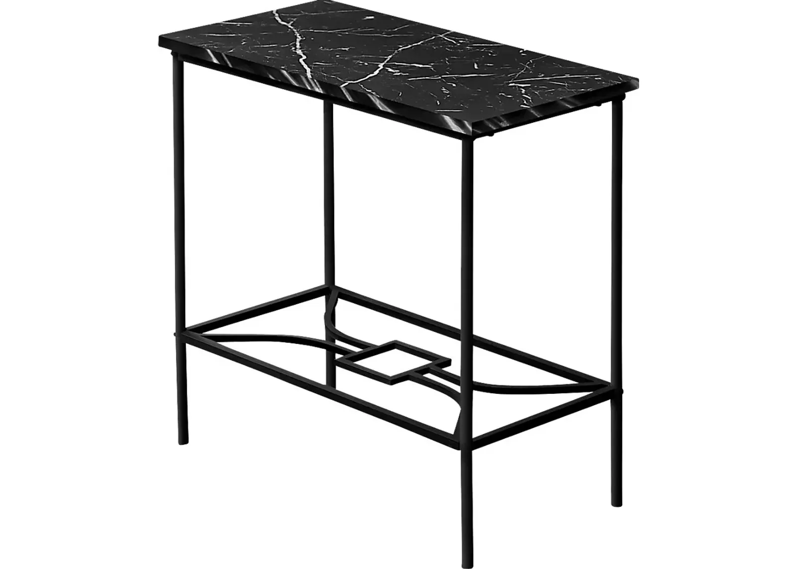 Keokuk Black Accent Table