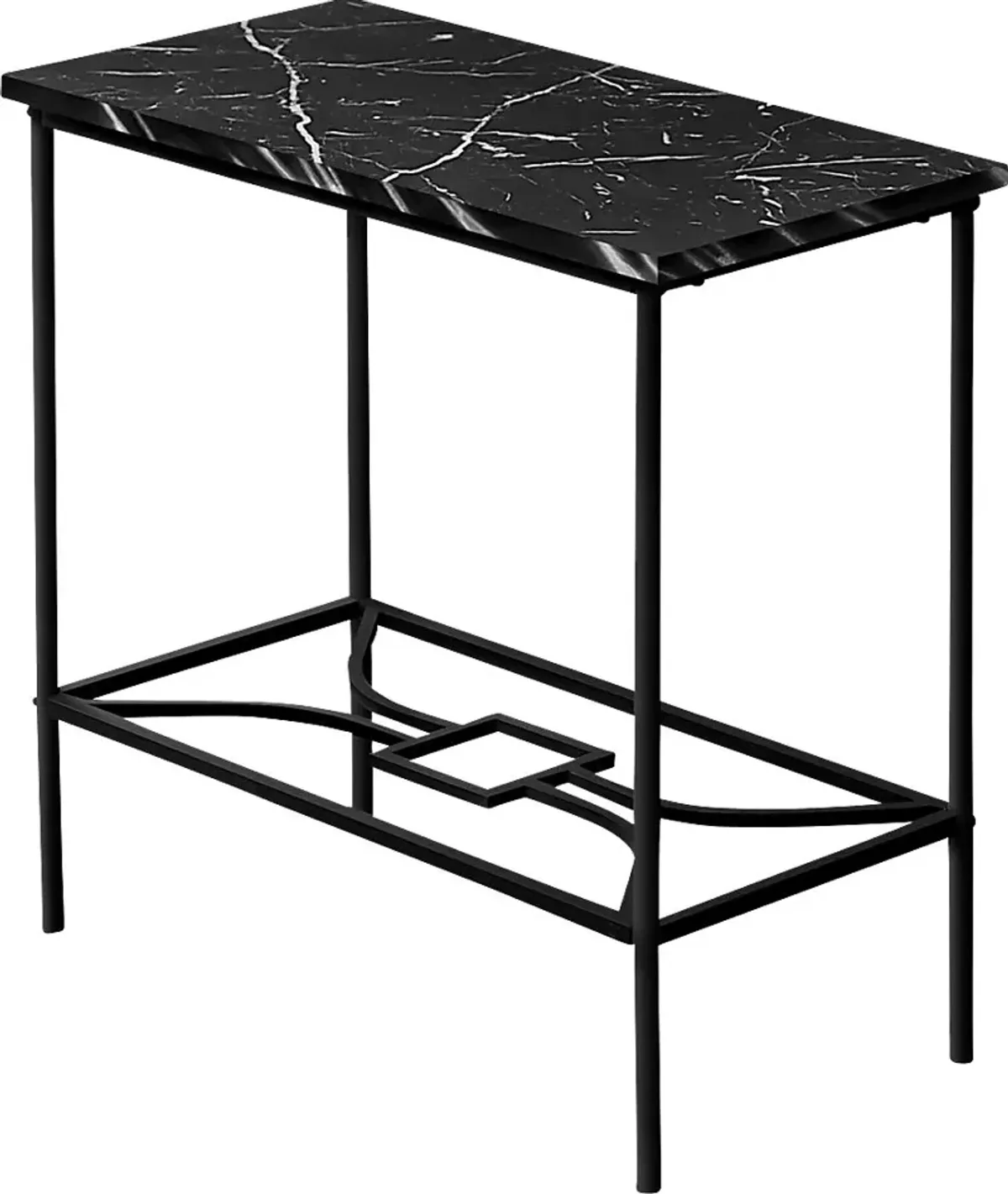 Keokuk Black Accent Table