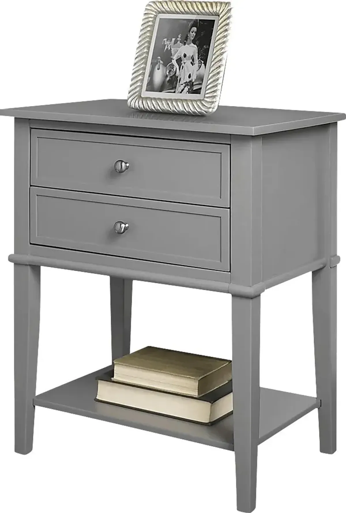 Kuhle Gray Accent Table