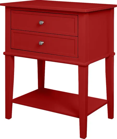 Kuhle Red Accent Table