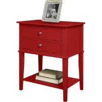 Kuhle Red Accent Table
