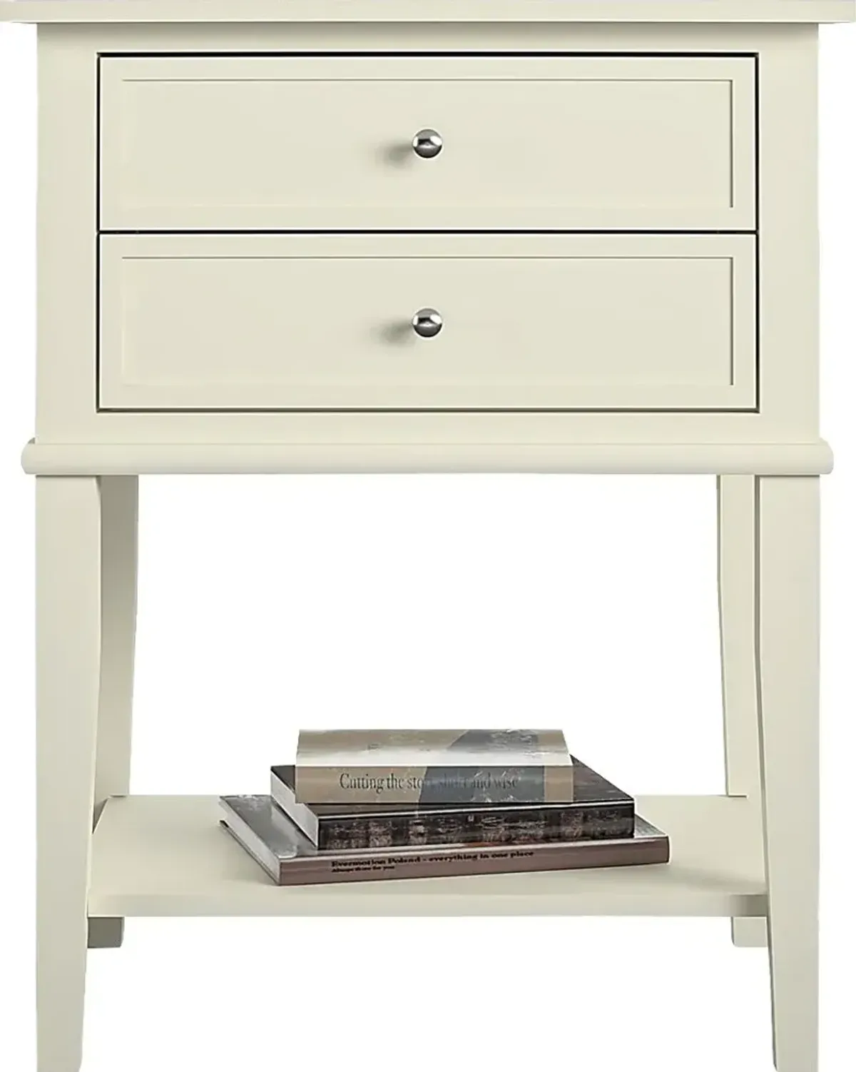 Kuhle White Accent Table