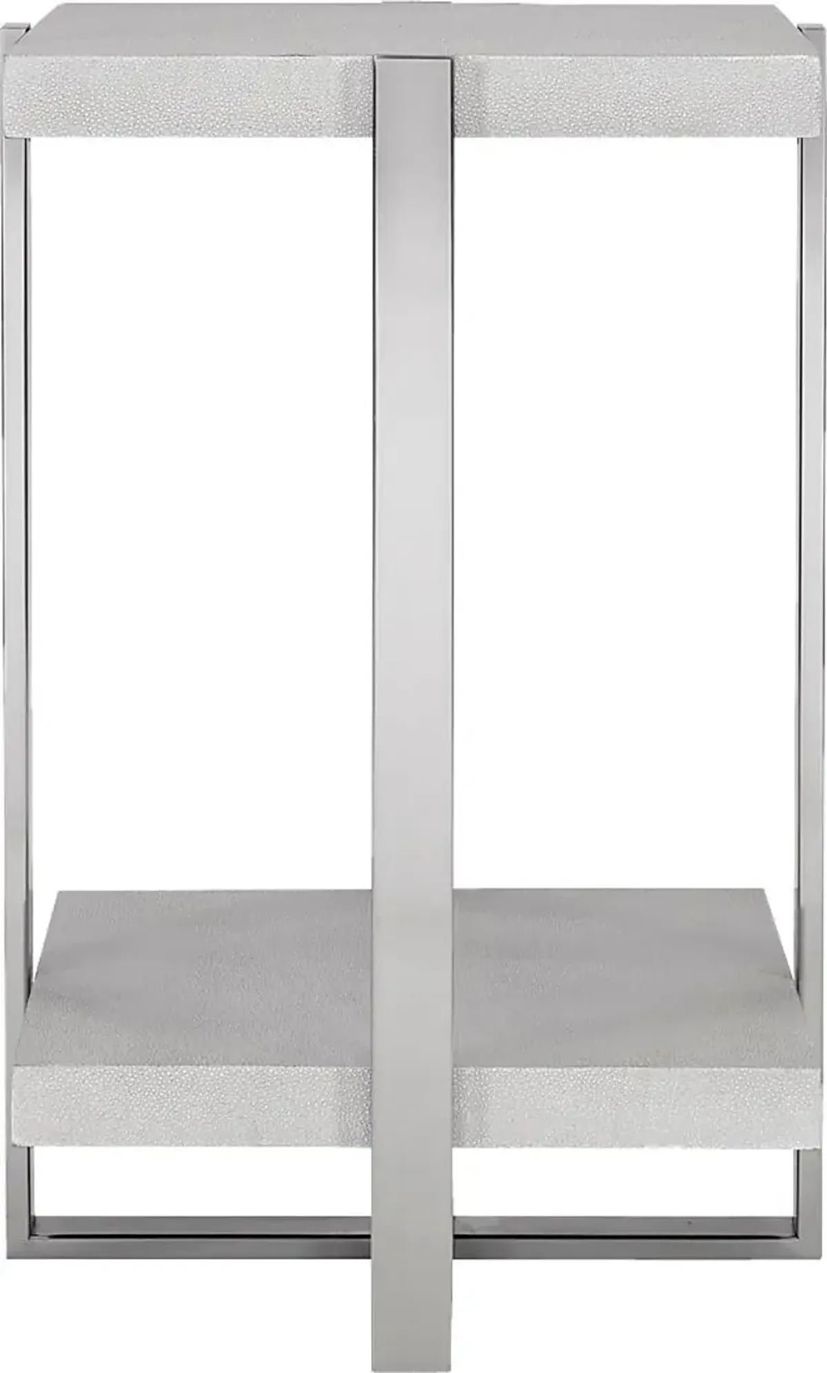 Enconte White Accent Table