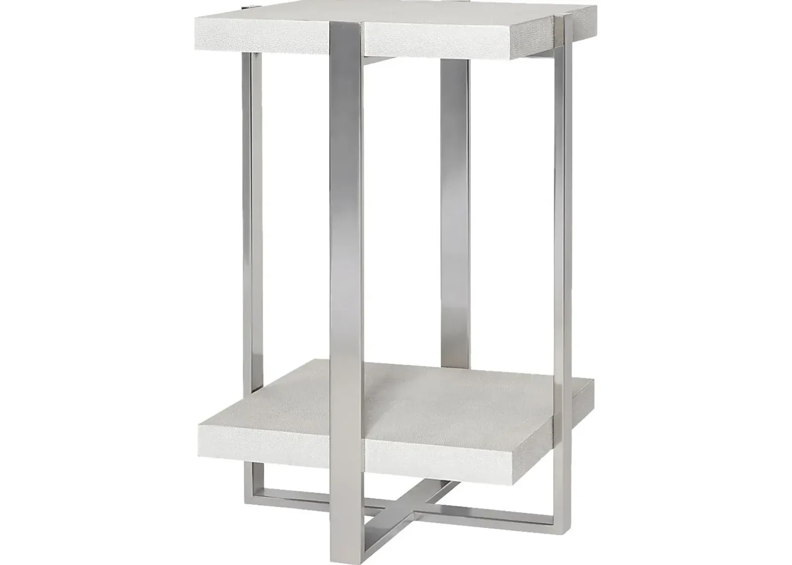 Enconte White Accent Table