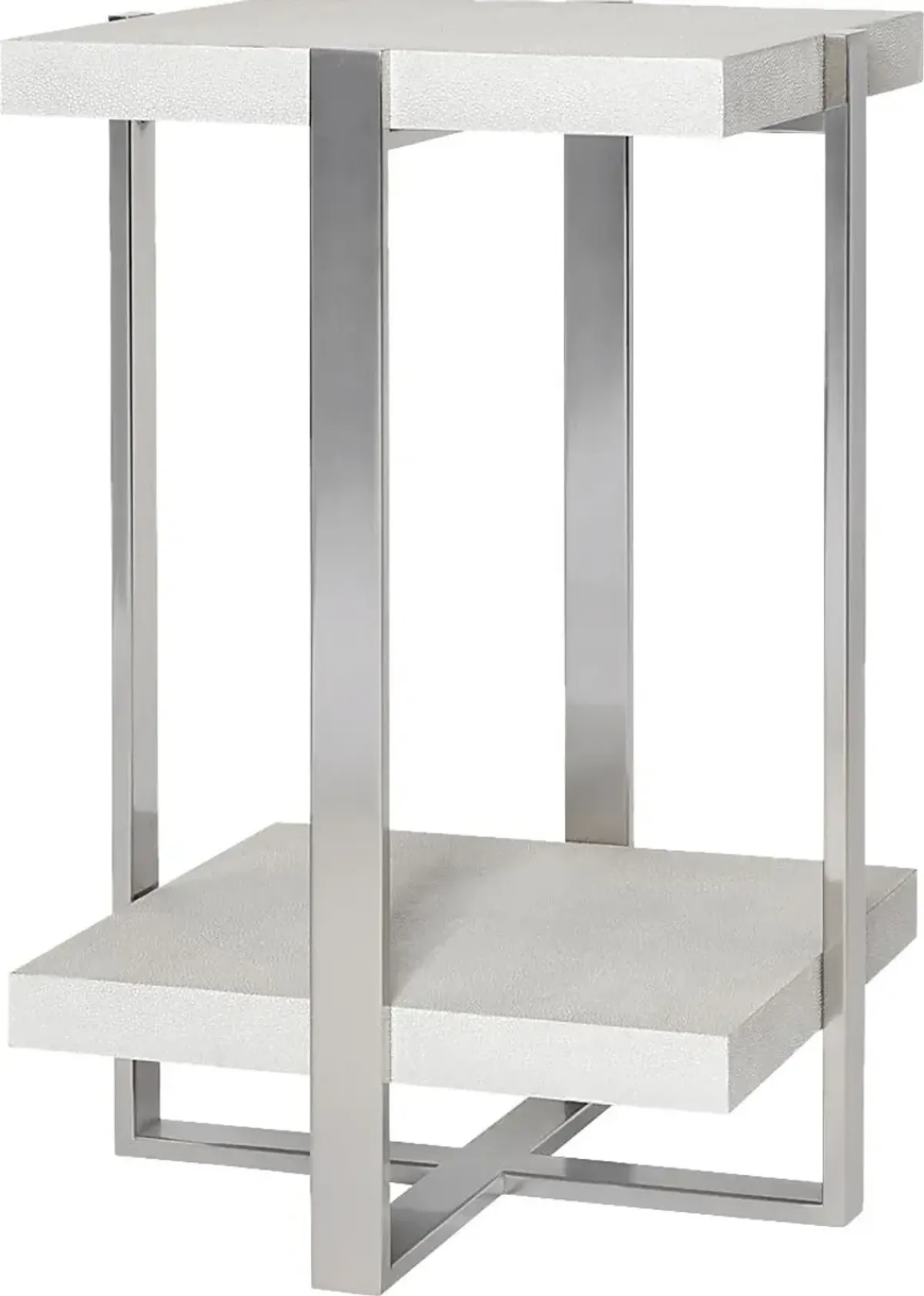 Enconte White Accent Table