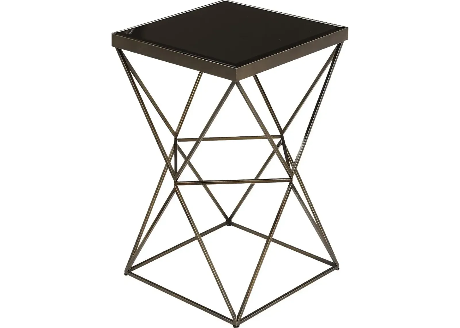 Meltia Black Accent Table