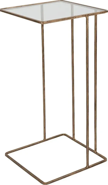 Noralane Gold Accent Table