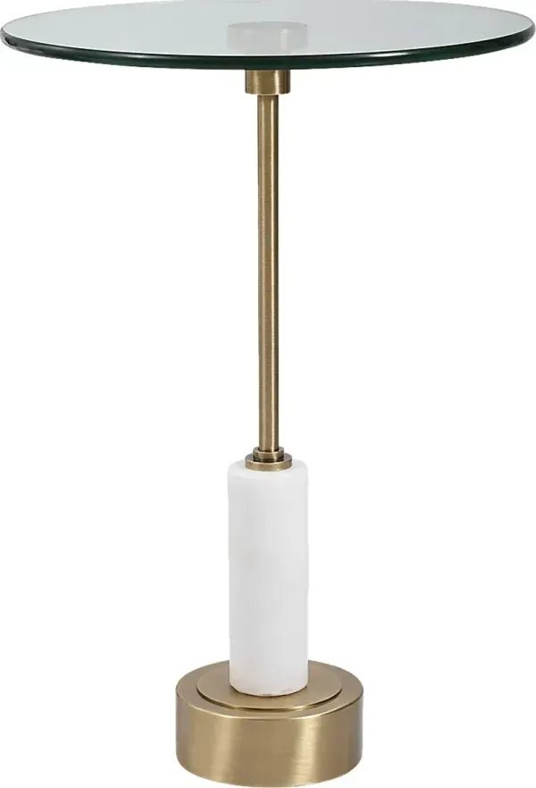 Culverstone Brass Accent Table