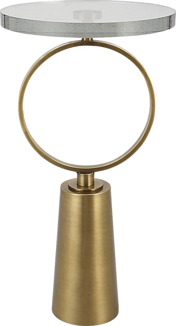 Amyleah Brass Accent Table