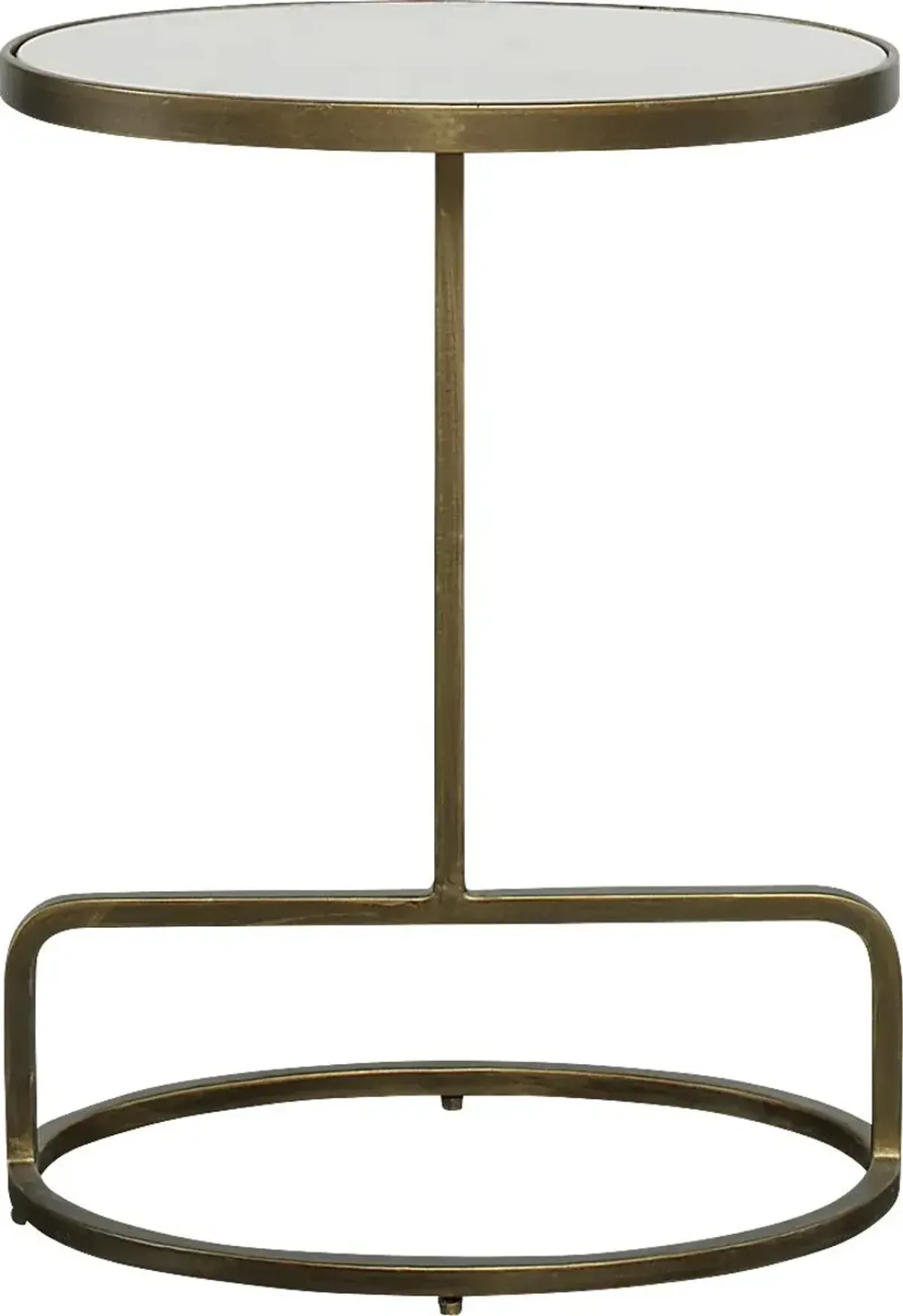 Dannager Gold Accent Table