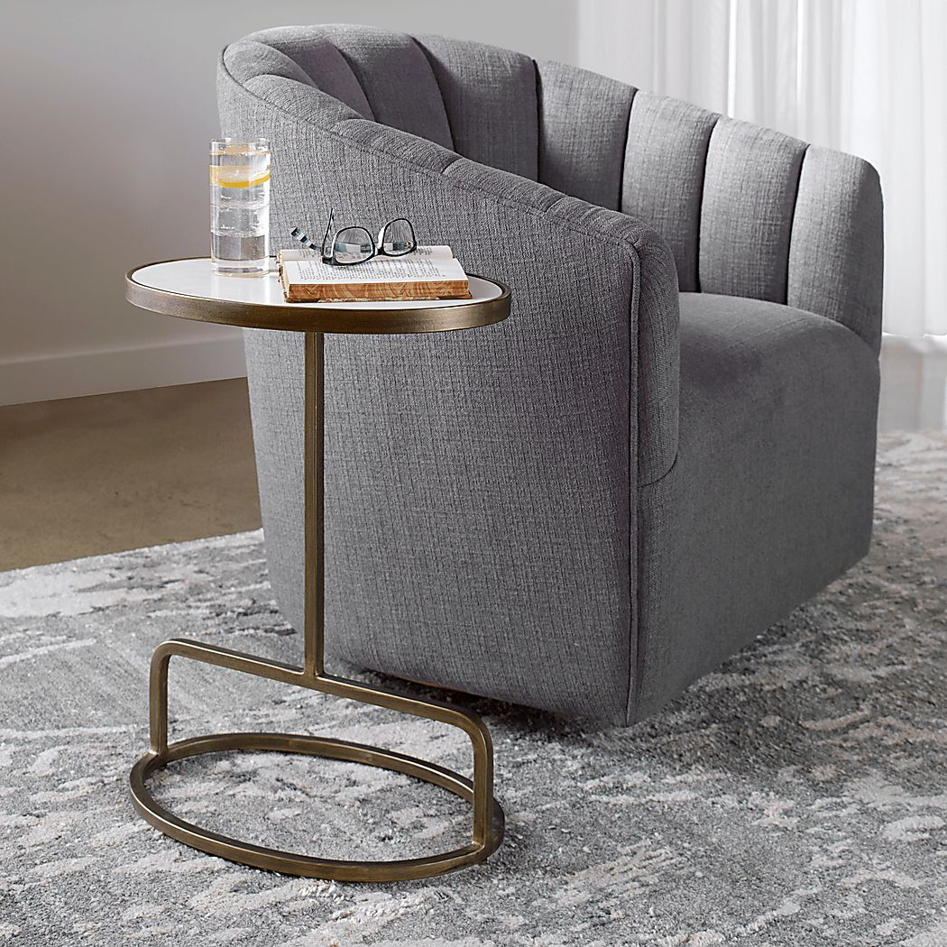 Dannager Gold Accent Table
