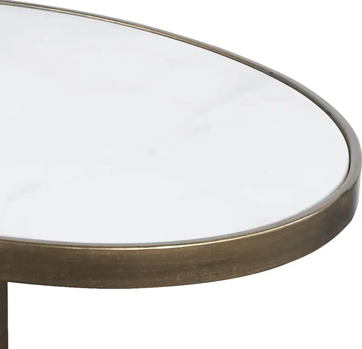 Dannager Gold Accent Table