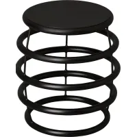 Glenore Black Accent Table