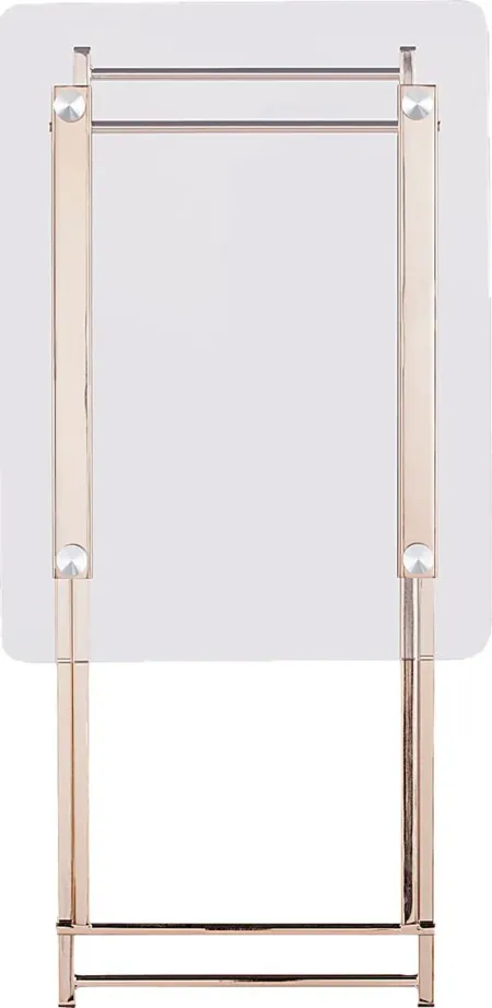 Gentillylane Champagne Accent Table