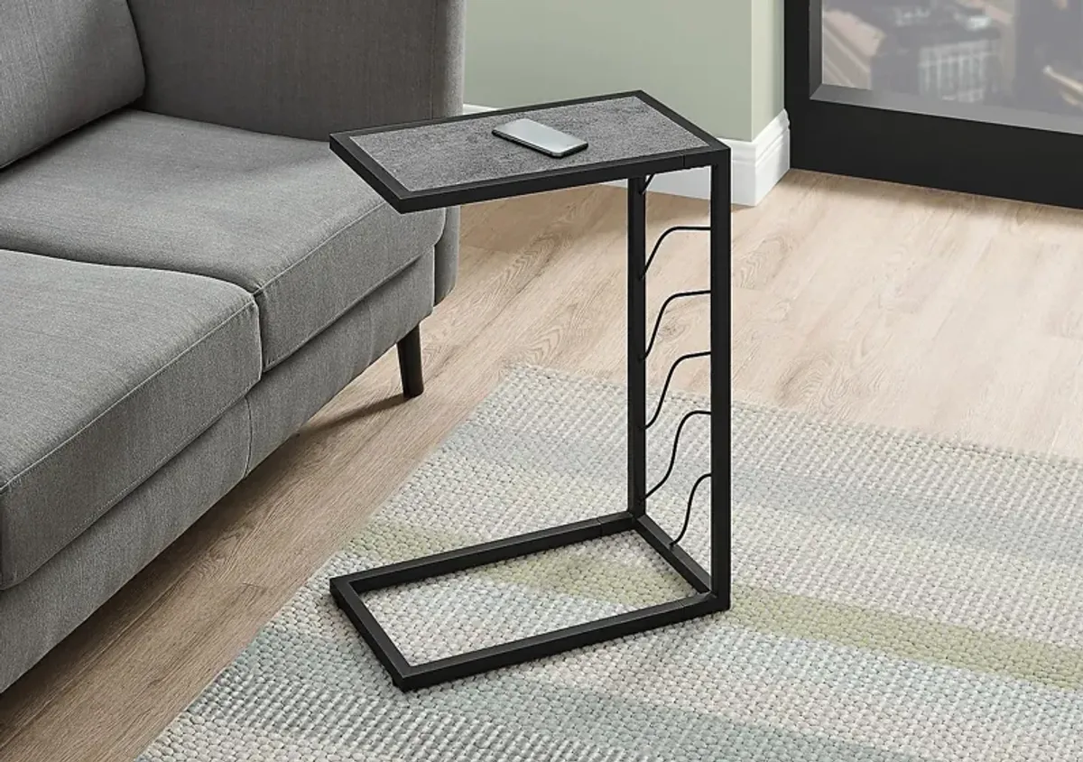 Brimmer Way Gray Accent Table