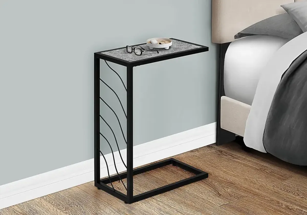 Brimmer Way Gray Accent Table