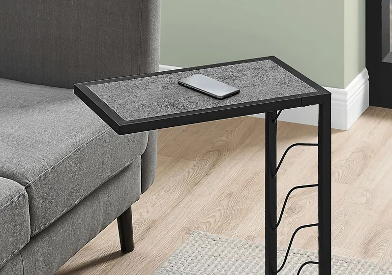 Brimmer Way Gray Accent Table