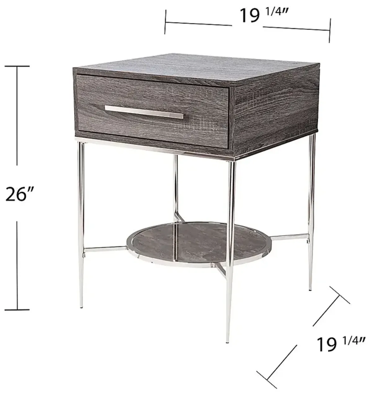 Lampwick Black Accent Table