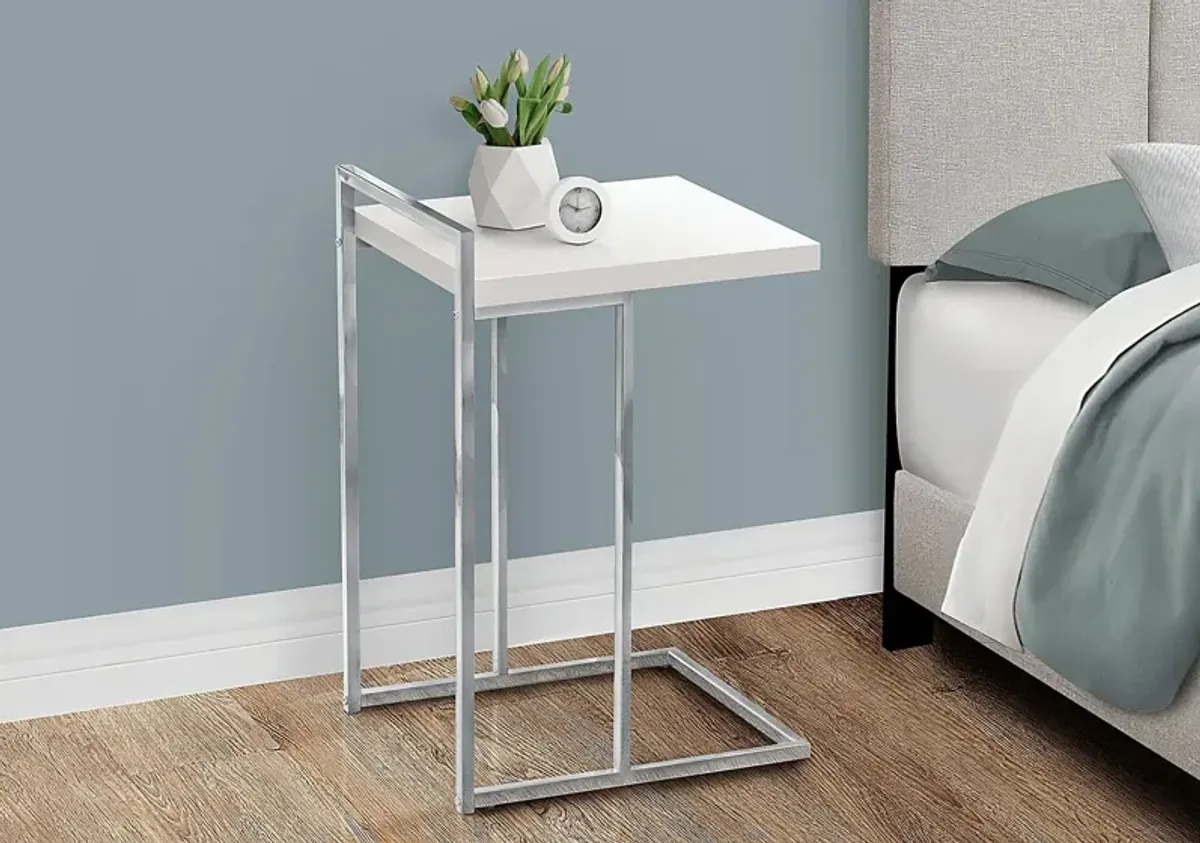 Brenteresa Grove White Accent Table