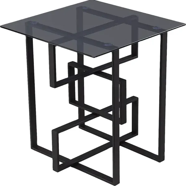 Broomsedge Black Accent Table