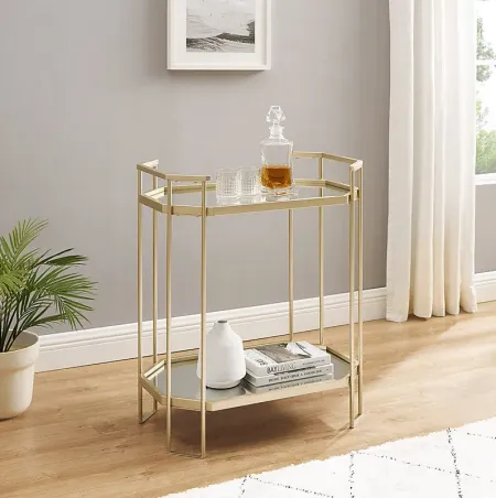 Winecup Gold Accent Table