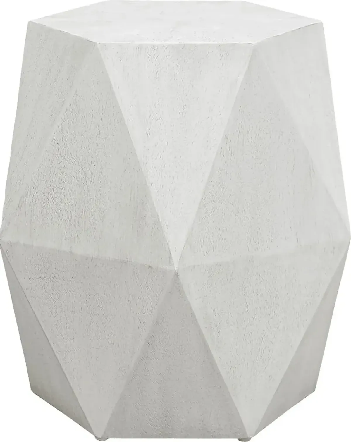 Dodt White Accent Table