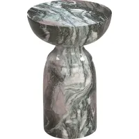 Fausta Gray Accent Table