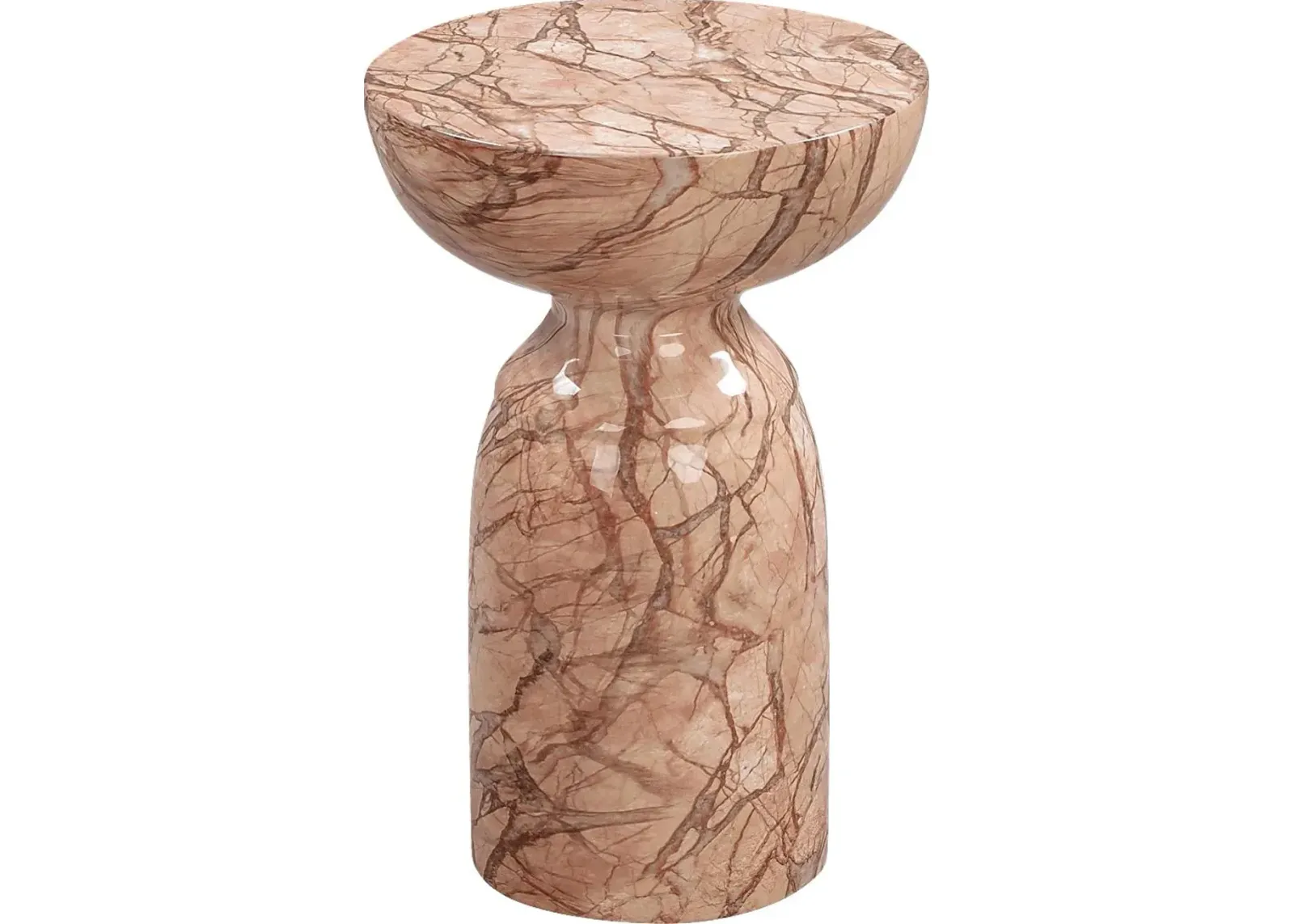 Fausta Pink Accent Table