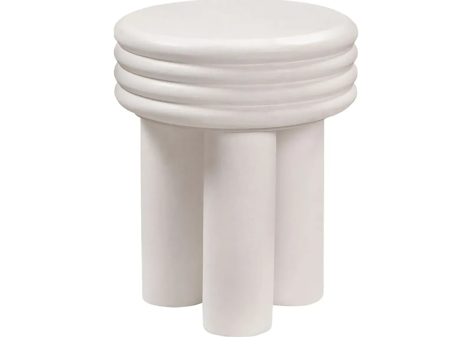 Ellta Ivory Accent Table