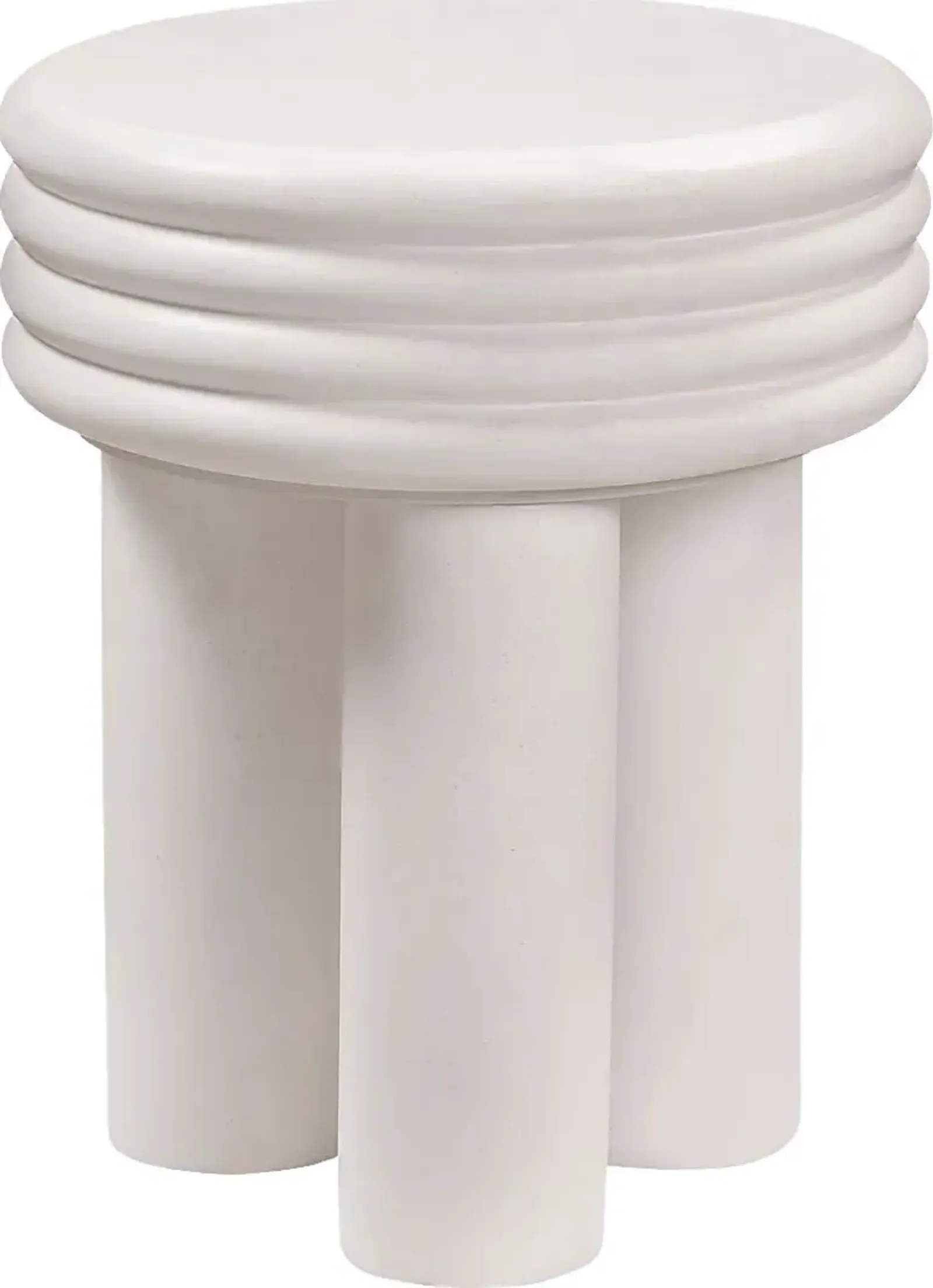 Ellta Ivory Accent Table