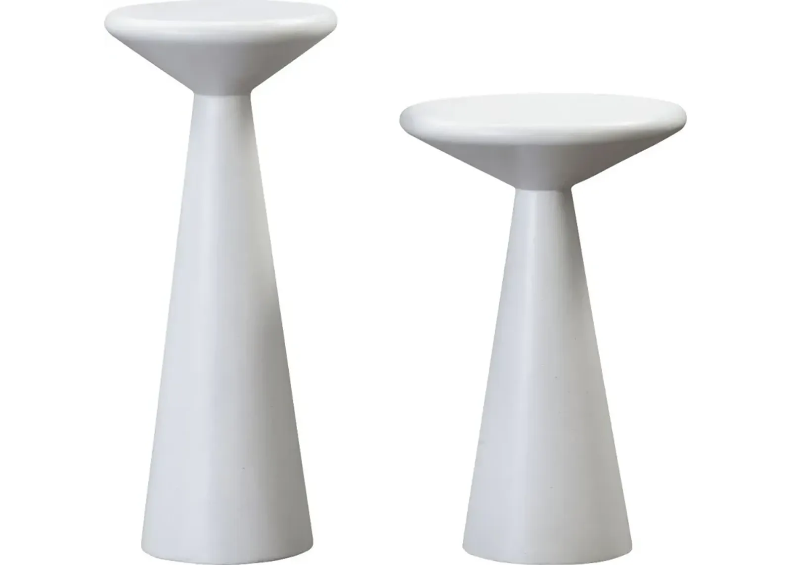 Lyana White Accent Table, Set of 2