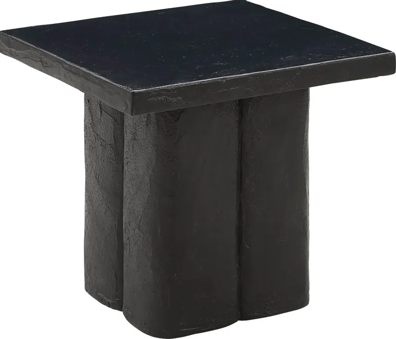 Anayla Black Side Table