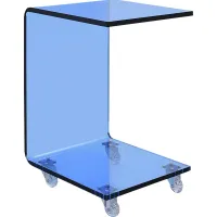 Hemperly Blue Accent Table