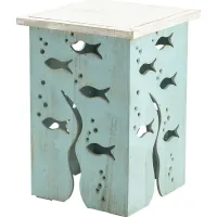 Brookeisle Blue Accent Table