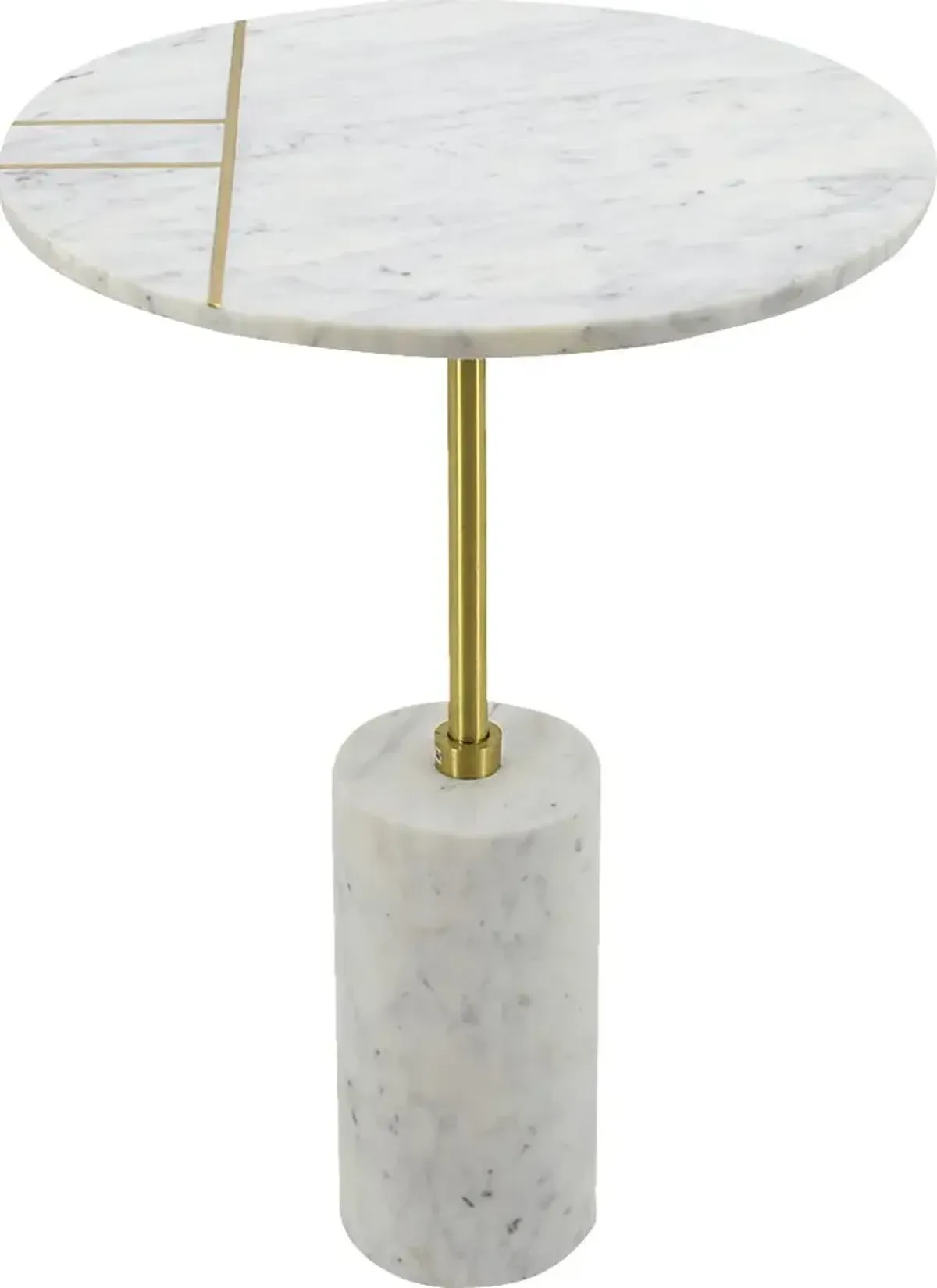 Galitzen Brass Accent Table