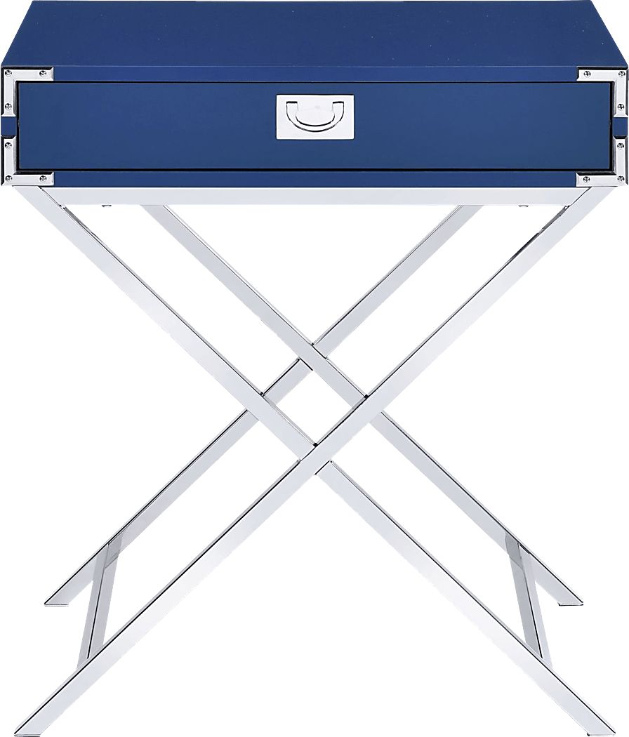 Wartelle Blue Accent Table