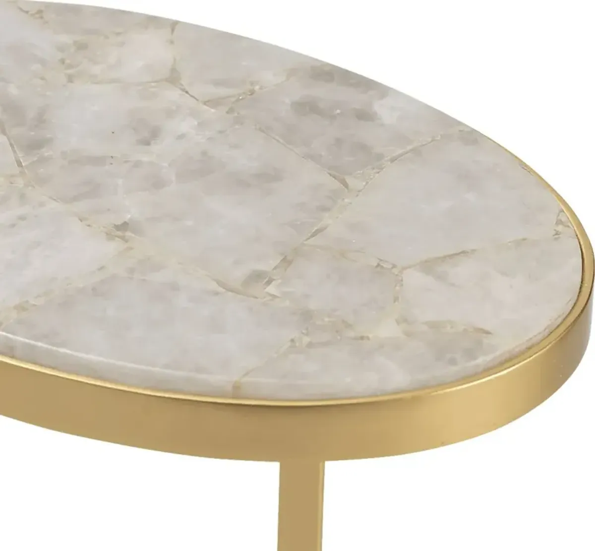 Brutonwood White Accent Table