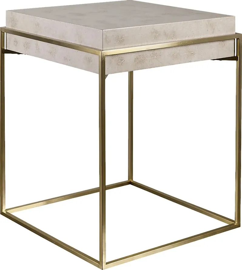 Torgerson Ivory Accent Table
