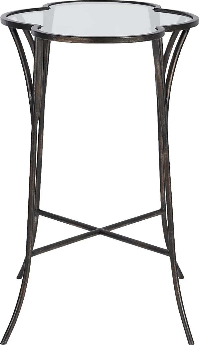 Tomotley Black Accent Table