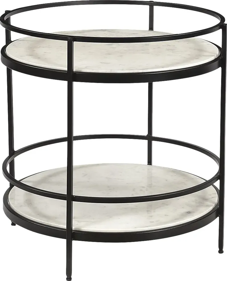 Britoak Black Accent Table