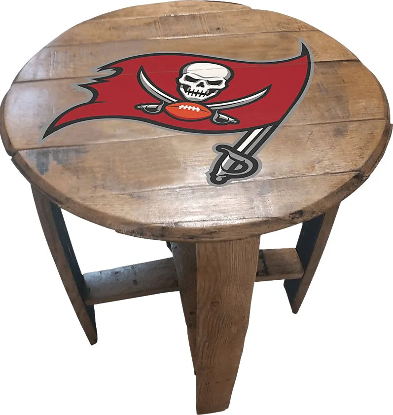 Big Team NFL Tampa Bay Buccaneers End Table