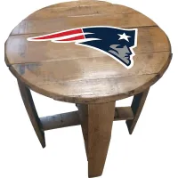 Big Team NFL New England Patriots Brown End Table