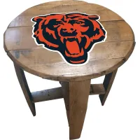 Big Team NFL Chicago Bears Brown End Table