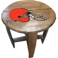 Big Team NFL Cleveland Browns Brown End Table