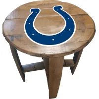 Big Team NFL Indianapolis Colts Brown End Table