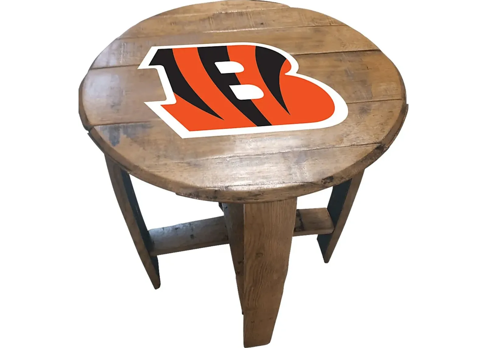 Big Team NFL Cincinnati Bengals Brown End Table