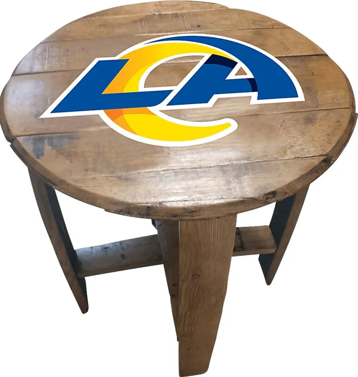 Big Team NFL Los Angeles Rams Brown End Table