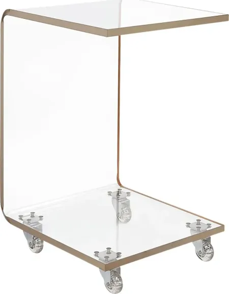 Hemperly Gold Accent Table
