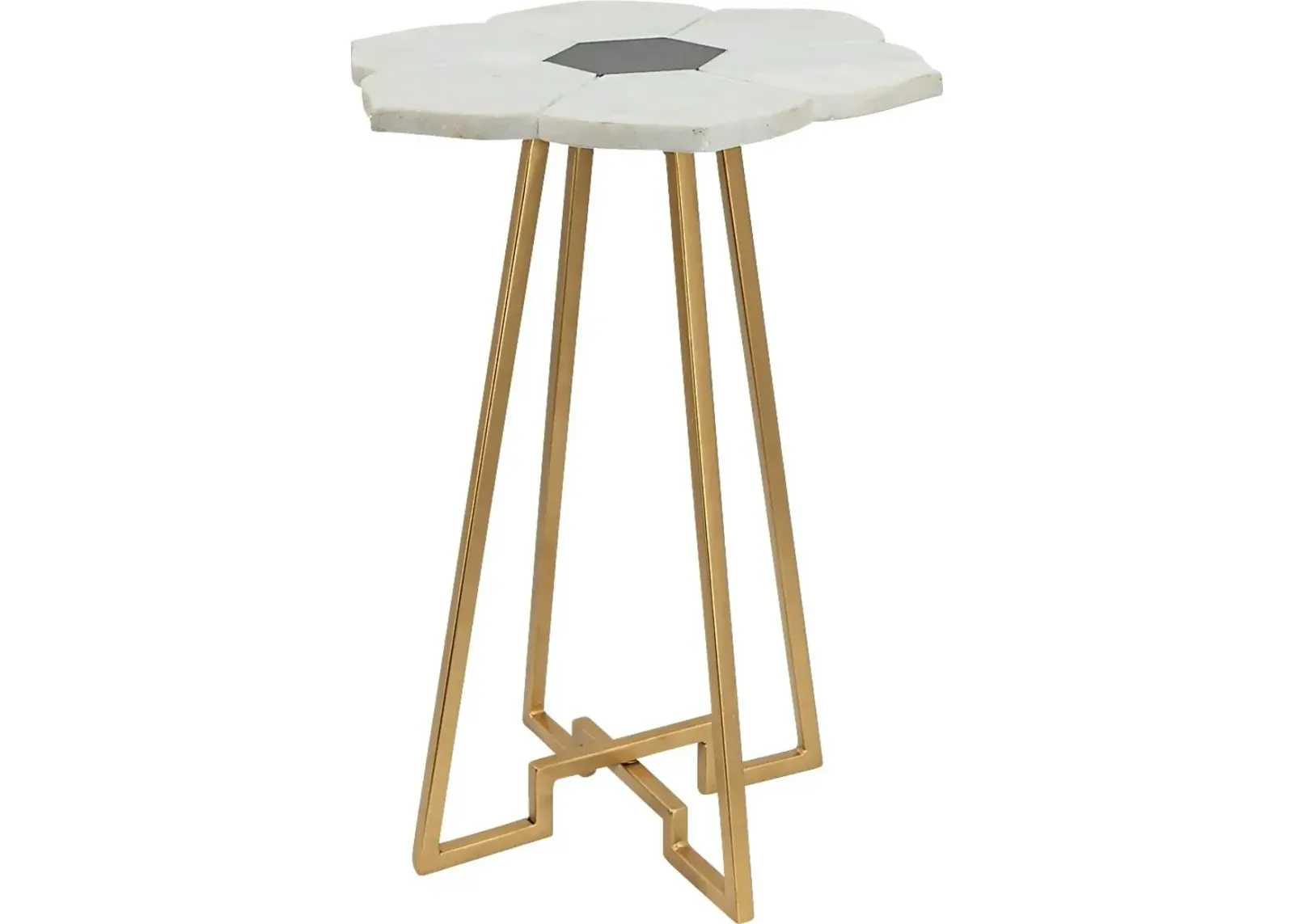 Bracana White Accent Table