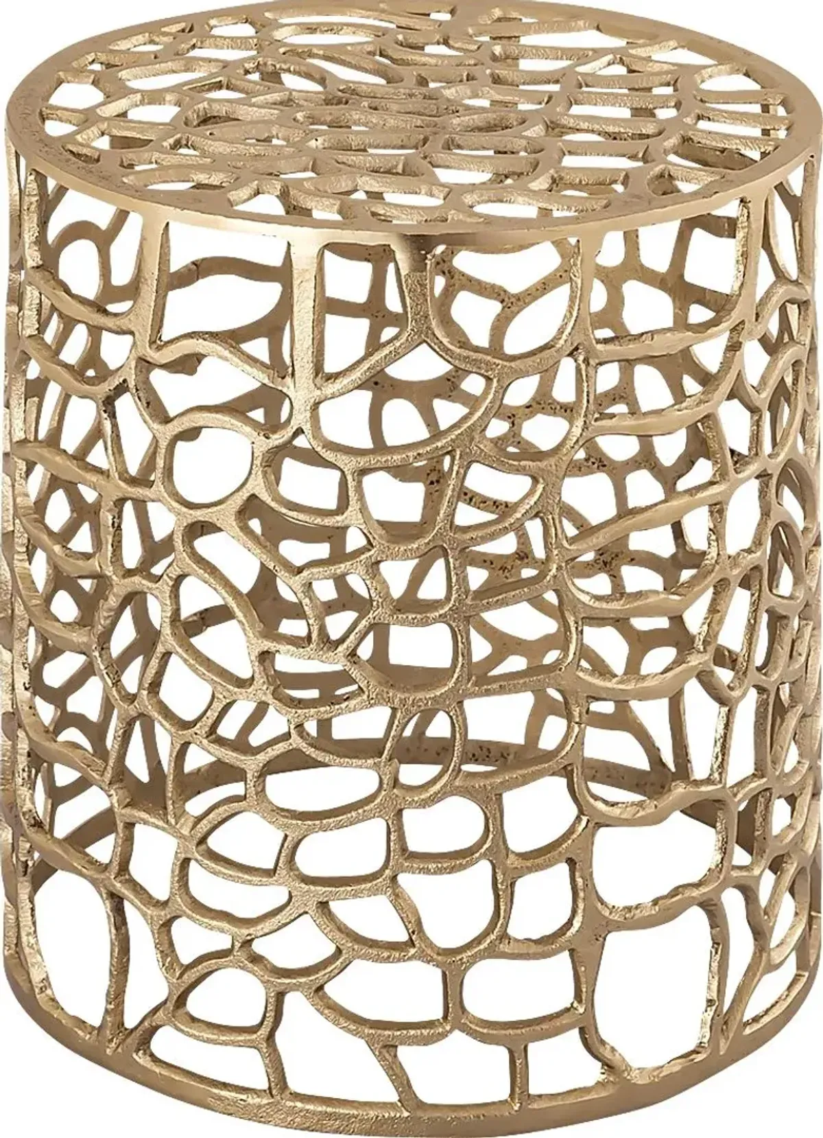 Belina Ann Gold Accent Table